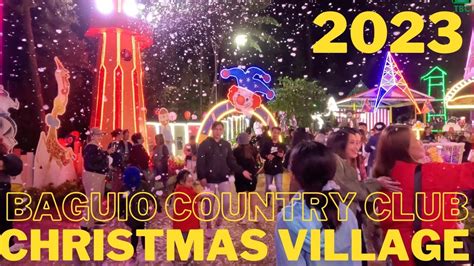 christmas village in baguio|Snow in Baguio City! Walk Tour at Baguio Christmas Village.